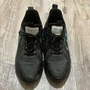 Black and Blue Sneakers